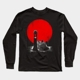 Midnight Swan Long Sleeve T-Shirt